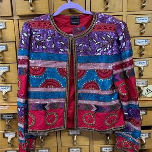 Fred Hayman Vintage Sequin Jacket